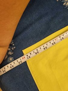 Bright Yellow Cropped Pants