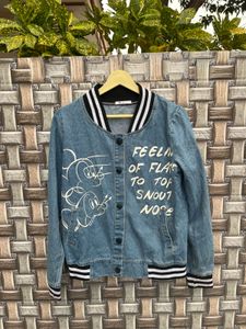 Denim Bomber Jacket