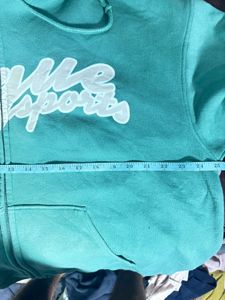 H&amp;M Teal Zip-Up Hoodie