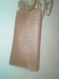 womens brown pouch