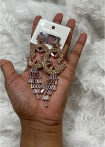 new unused Sparkling AD Statement Earrings