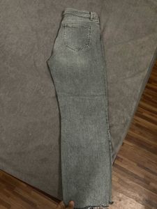 ZARA Grey Ripped Jeans