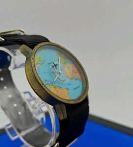 🌎World Map dial. ✈️ Plane seconds disk