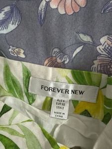 printed skirt and top new notag