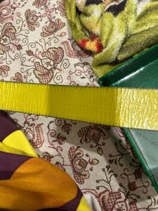 Being Human Yellow Leather Belt 32 waist