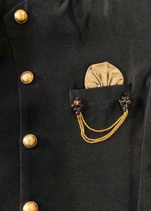 Men's Black Bandhgala Jacket