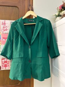 Chic Green Blazer