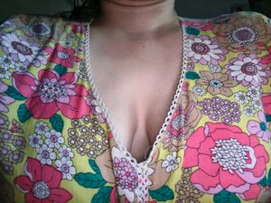 Comfy deepneck Floral Print Kurta