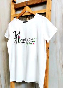 Maureen Floral Graphic Tee Size-36