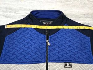 Men's Blue &amp; Navy Zip-Up Jacket