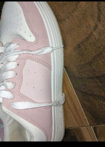 Pink &amp; White Casual Sneakers