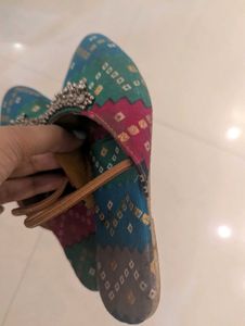 Colorful Embroidered Mules