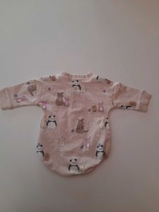 Cute Animal Print Baby Bodysuit