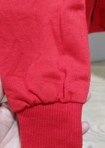 Red Zip-Up Hoodie