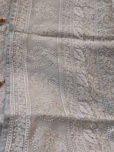 Elegant Embroidered Saree
