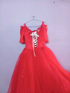 Elegant Red Ball Gown❤️✨