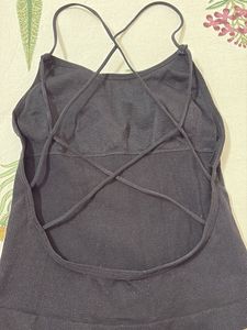 Seamless Ribbed Crop Tank Top