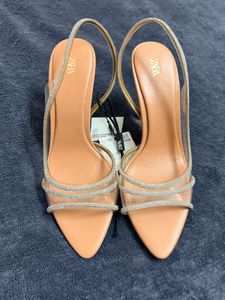Zara Rhinestone Heels