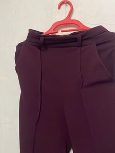 Stylish Women's Maroon Pants