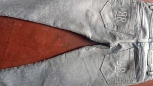 Men's Grey Washed Slim Fit Jeans