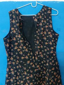 Floral Print Sleeveless Dress