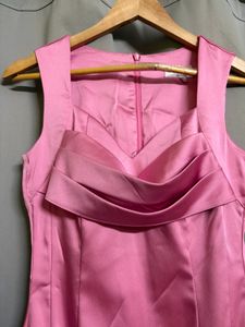 Vintage Pink Bodycon Cocktail Dress