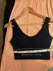 Black Alexander Weng Sports Bra