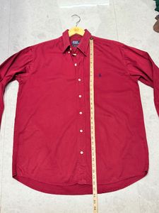 Ralph Lauren Red Button-Down Shirt
