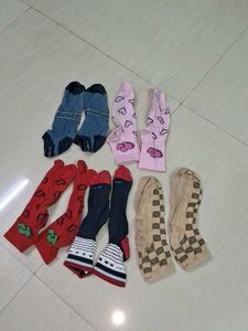 Bundle of 5 Colorful Socks