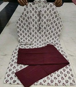 Kurta Pant With Dupatta &amp; Free Delivery