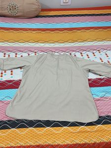Women's Beige Formal oversized top