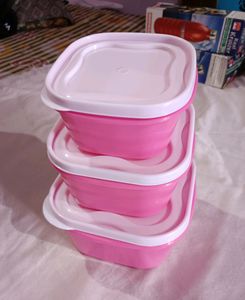 Kitchen Storage Container Set with Plain Lid for all Grocery purpose..