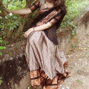 Full stitched Dhavani - Half saree