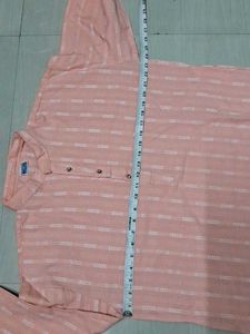 Men's Peach Kurta