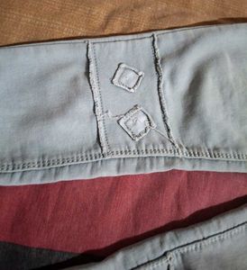 Light Wash Distressed Jeans