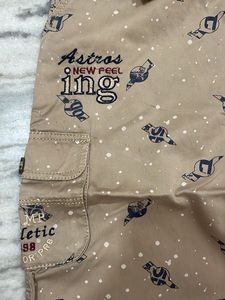 Boys' Printed Cargo Shorts with Belt