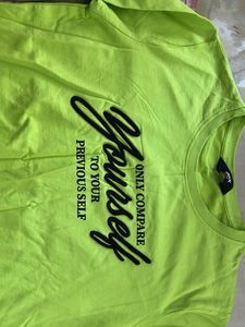 Neon Green Graphic Sweatshirt