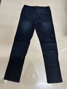 Boy’s Dark Wash Denim Jogger Pants