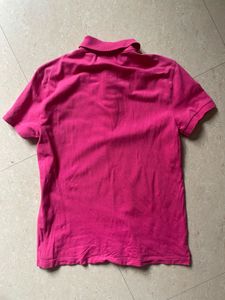 Pink Lacoste Polo Shirt