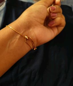Bracelet With Stone And A Braceletwirh Evil Eye