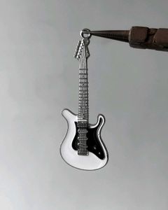 Electric Guitar Charm Pendant