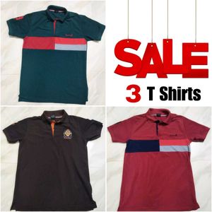 3 T Shirts (Size - L)
