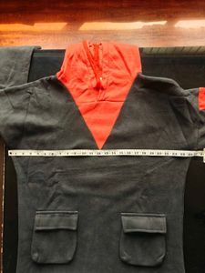 Black &amp; Orange Hoodie
