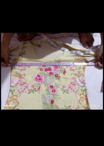 Patchwork suit with chiffon dupatta