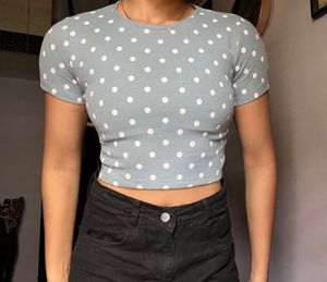 New Cute Polka Dots Fitted Top🌀