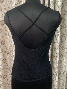 Basic Black Spaghetti Strap Tank Top