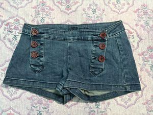 Chic y2k Denim Sailor Shorts