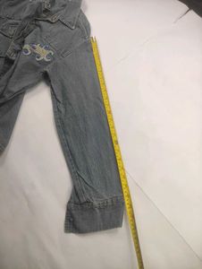 Men's Embroidered Denim Shirt
