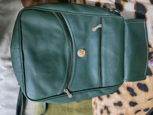 Stylish Backpack Set - Blue &amp; Green