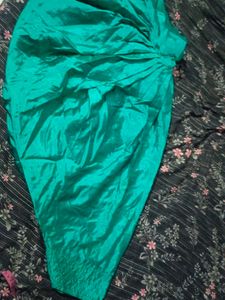 Teal &amp; Gold Girls Salwar Kameez